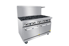 Atosa AGR-10B 60" Gas 10-Burner Range - 374,000 BTU