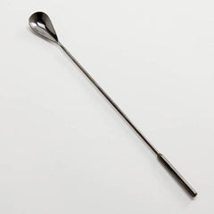 American Metalcraft BSB12 12" Black Bar Spoon
