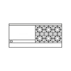 American Range AR-36G-6B 72" Natural Gas 6-Burner Restaurant Range with 2 Standard Ovens & 36" Left Griddle Plate - 322,000 BTU