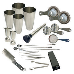Arcoroc by Chris Adams CAP22 21-Piece Mixology Collection Barware Kit