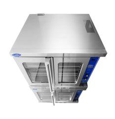 Atosa ATCO-513NB-2 Double Deck Non-Bakery Standard Depth Gas Convection Oven - 92,000 BTU