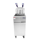Atosa ATFS-50ES 50 Lbs. Gas Heavy Duty Commercial Deep Fryer
