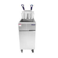 Atosa ATFS-50ES 50 Lbs. Gas Heavy Duty Commercial Deep Fryer