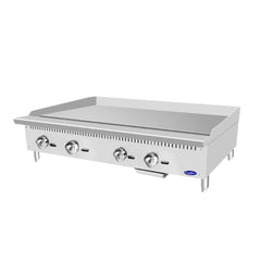 Atosa ATMG-48 48" Heavy-Duty Gas Griddle With Manual Control - 120,000 BTU