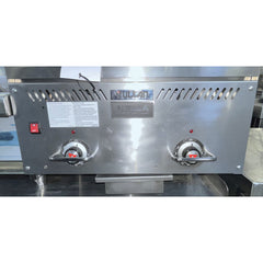 (DEMO) Vulcan VCCG24-AR01 24" Natural Gas Griddle with Atmospheric Burners & Chrome Plate - 60,000 BTU