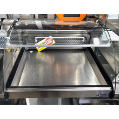 (USED) Nella 27” Curved Glass Countertop Refrigerated Sushi Display Case - 4.2 Cu. Ft. - 43074