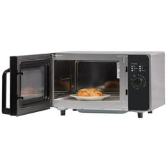 Amana RMS10DSA Stainless Steel Commercial Microwave Oven with Dial Controls - 120V