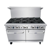 Atosa AGR-10B 60" Gas 10-Burner Range - 374,000 BTU