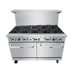 Atosa AGR-10B 60" Gas 10-Burner Range - 374,000 BTU
