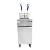 Atosa ATFS-40ES 40 Lbs. Gas Heavy Duty Commercial Deep Fryer