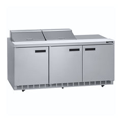 (DEMO) Delfield 4472N-12 72" 3-Door Refrigerated Salad/Sandwich Prep Table