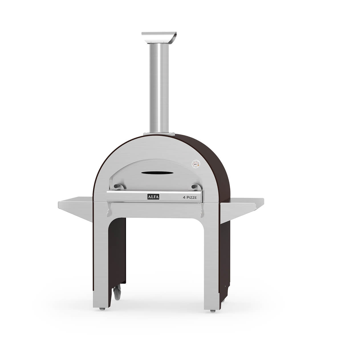 Alfa 4 PIZZE Wood Fired Pizza Oven With Stand - FX4PIZ-LRAM