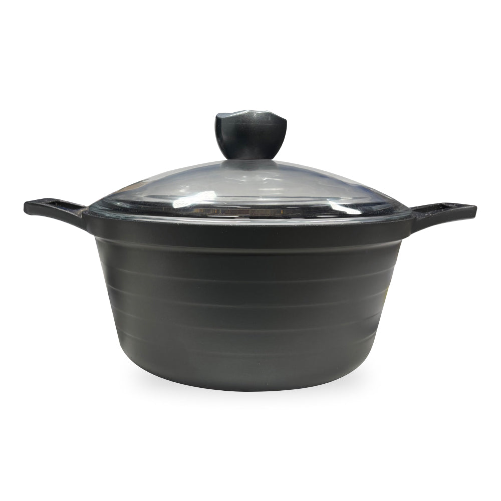 Acrochef 10" Stock Pot with Black Handles - AC424