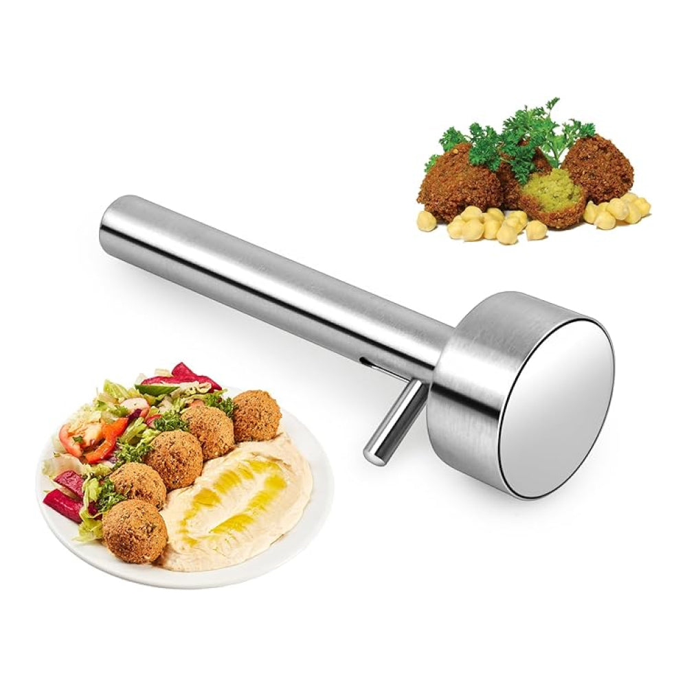 Acrochef 1.75" Stainless Steel Falafel Maker Scoop - ACFM45