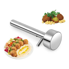 Acrochef 2.25" Stainless Steel Falafel Maker Scoop - ACFM55