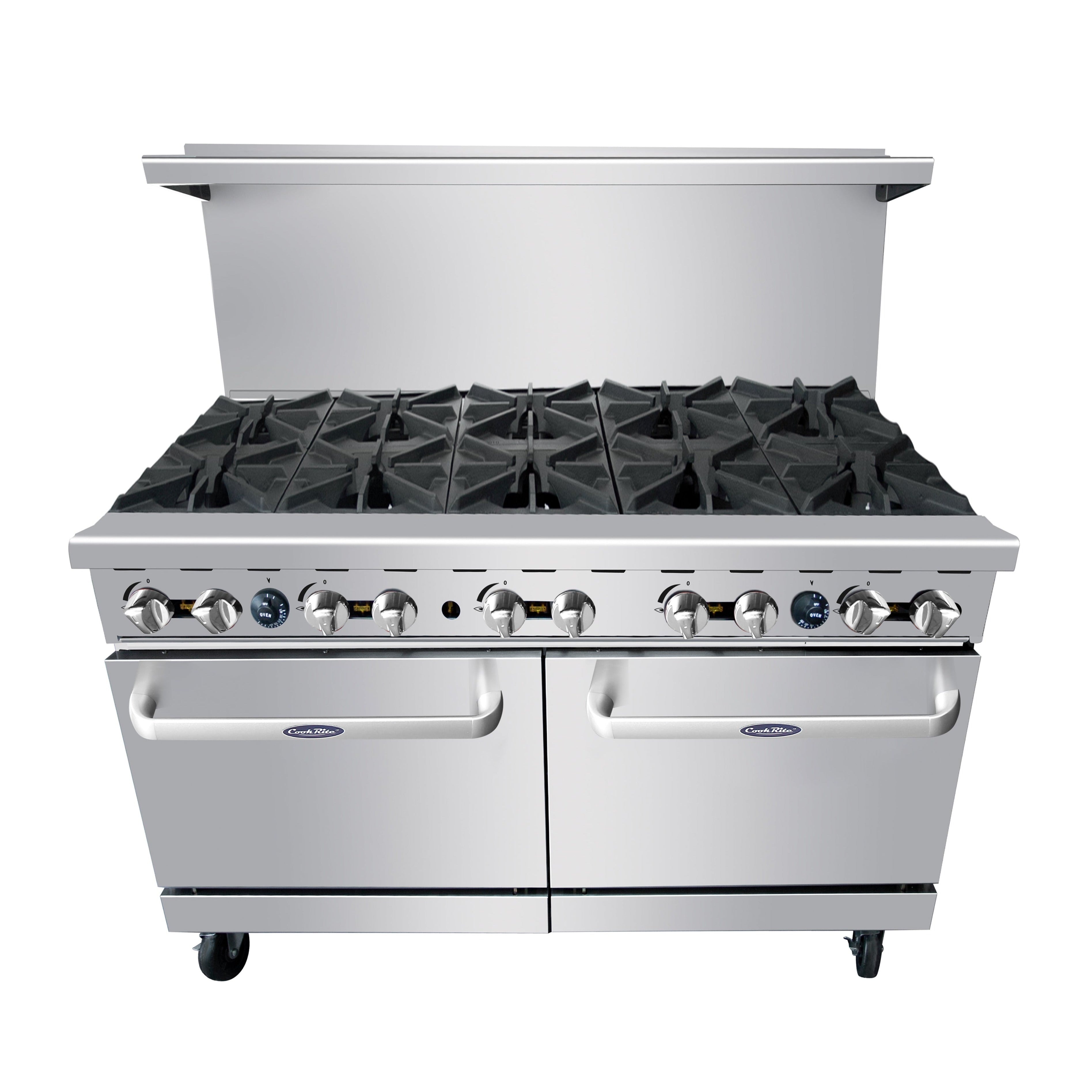 Atosa AGR-10B 60" Gas 10-Burner Range - 374,000 BTU