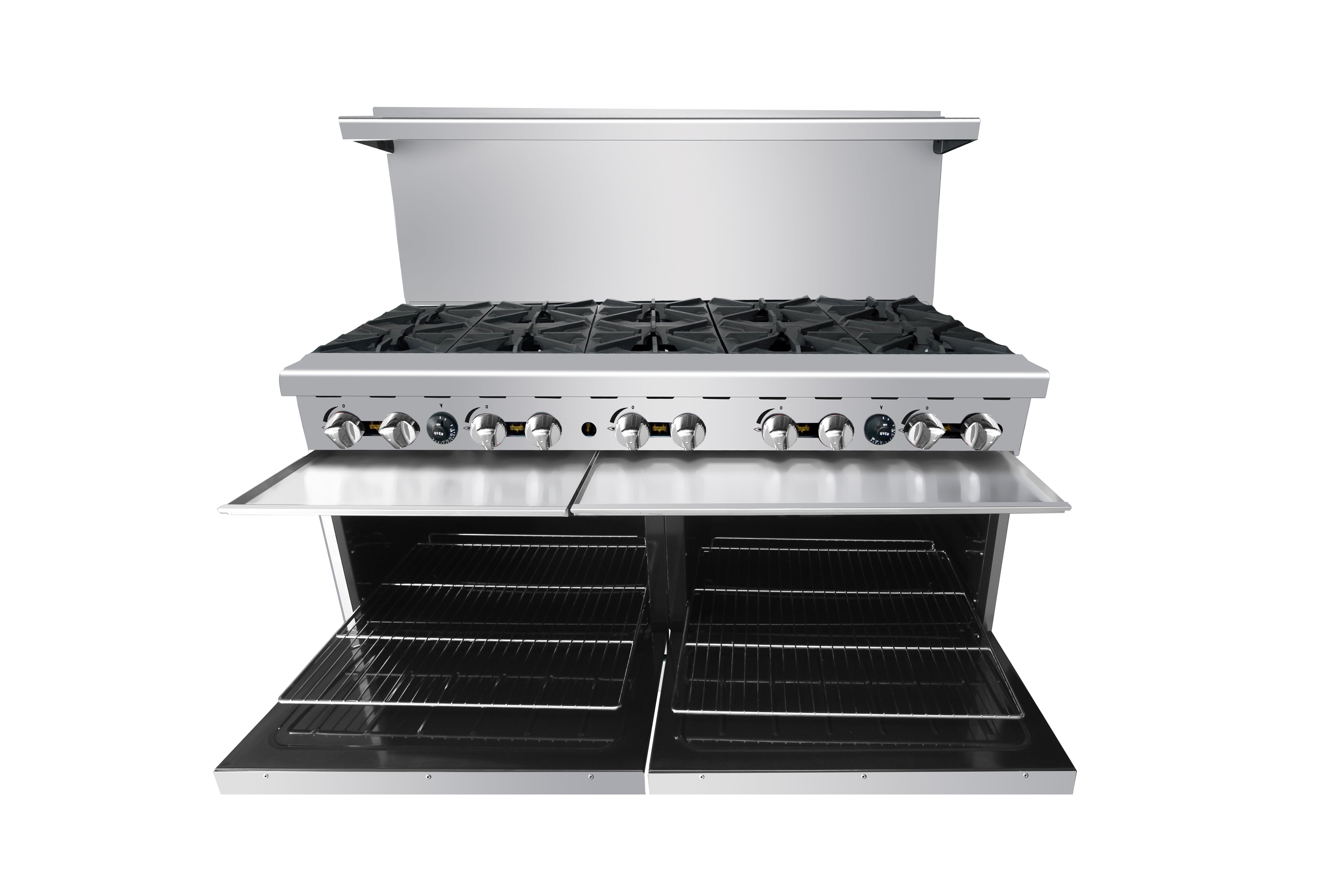 Atosa AGR-10B 60" Gas 10-Burner Range - 374,000 BTU