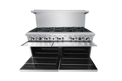 Atosa AGR-10B 60" Gas 10-Burner Range - 374,000 BTU