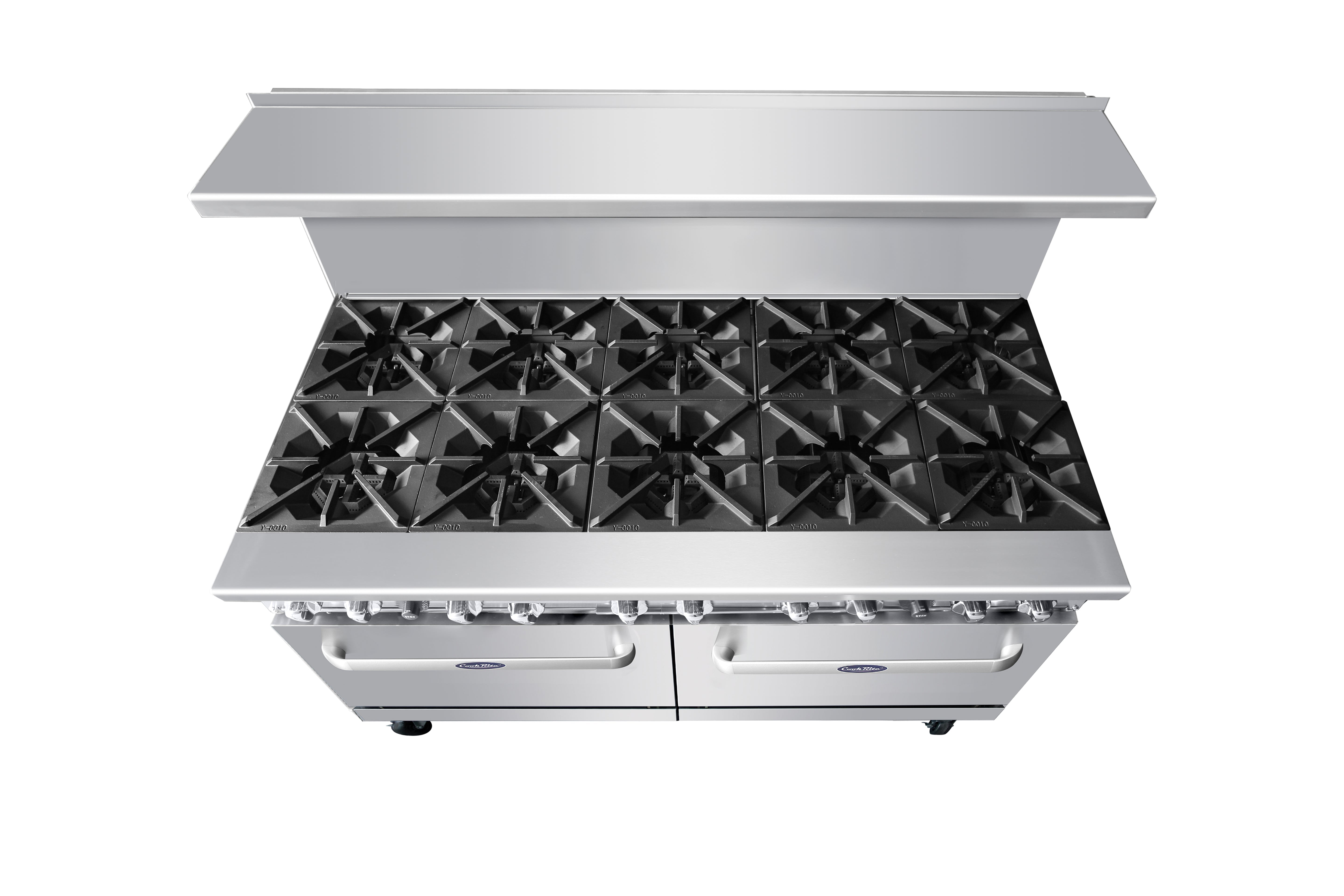 Atosa AGR-10B 60" Gas 10-Burner Range - 374,000 BTU