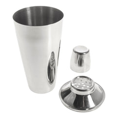 American Metalcraft CSJ174 28 Oz. 3-Piece Stainless Steel Cocktail Shaker Set