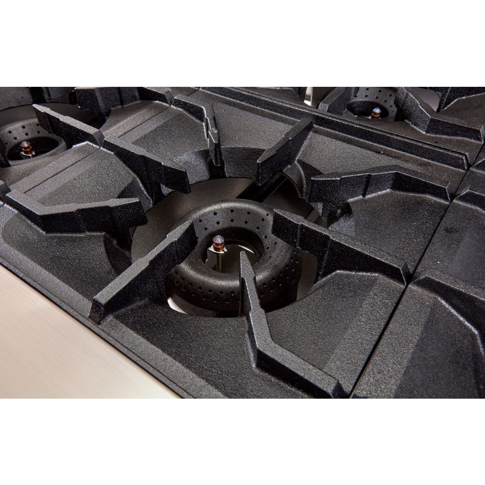 American Range AR‐10 60" Natural Gas 10-Burner Restaurant Range with 2 Standard Ovens - 390,000 BTU