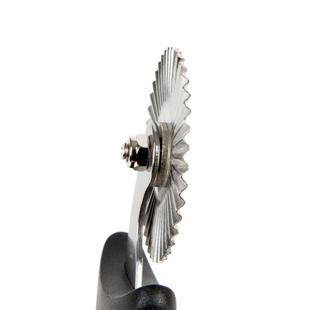 Ateco 7.75" Stainless Steel Fluted Pastry Wheel - 1323