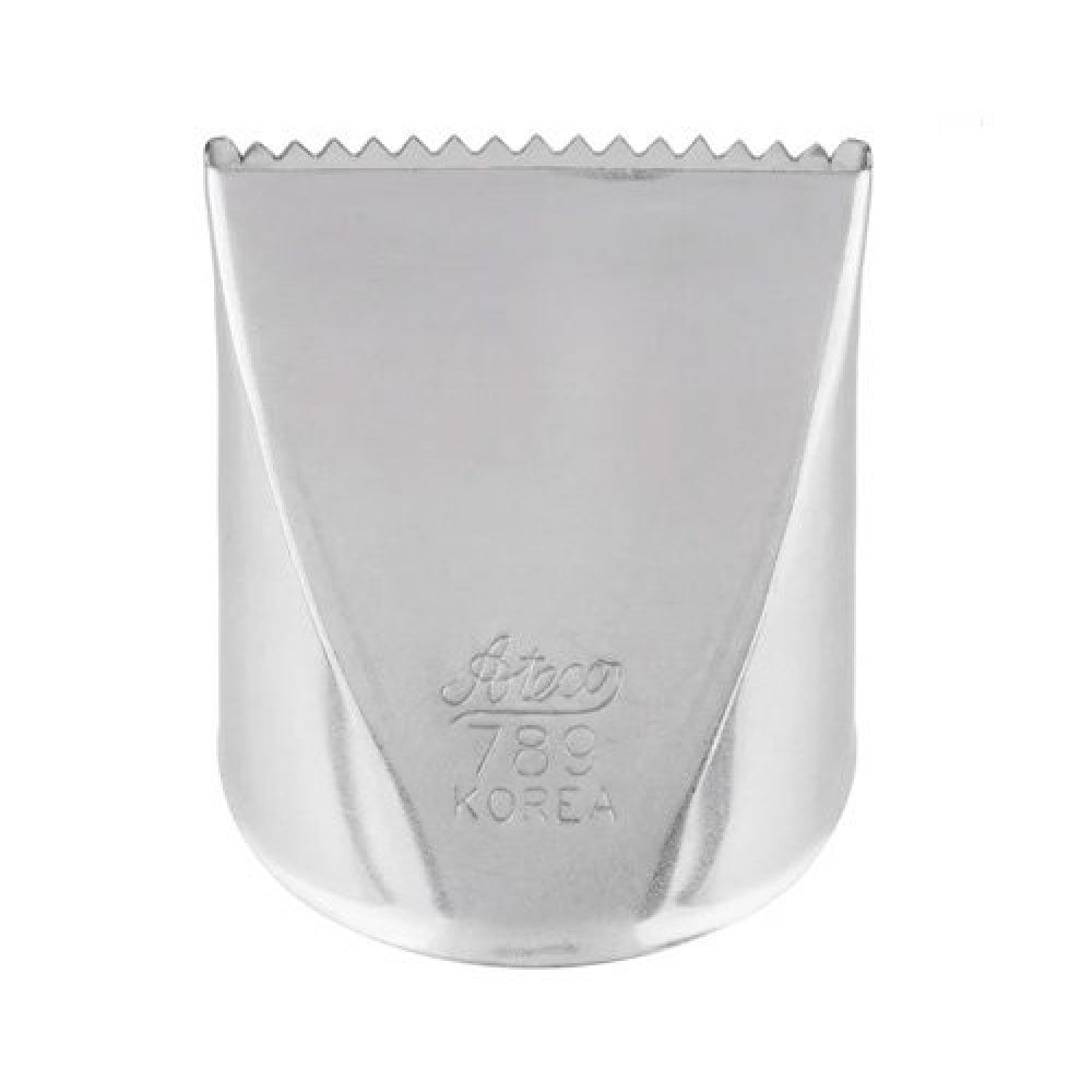 Ateco Stainless Steel Basketweave Icing Decorating Tip - Extra Large Size