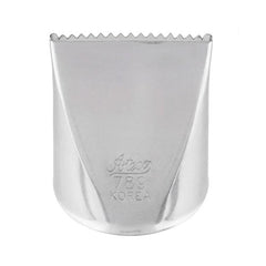 Ateco Stainless Steel Basketweave Icing Decorating Tip - Extra Large Size