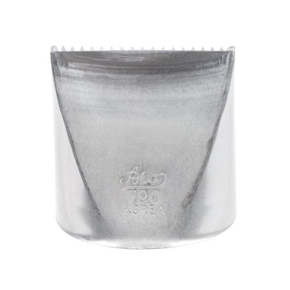 Ateco Stainless Steel Basketweave Icing Decorating Tip - Extra Large Size