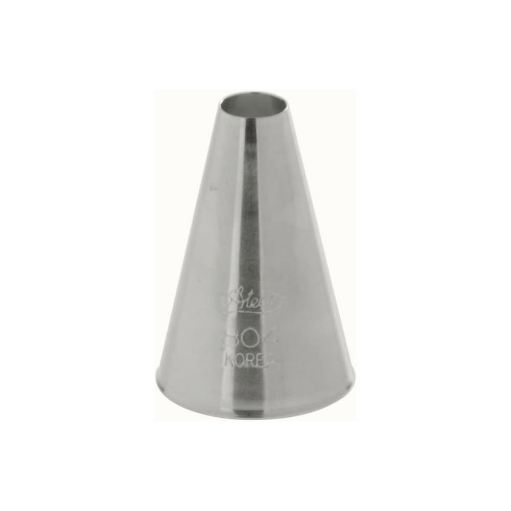 Ateco Stainless Steel Plain Icing Decorating Tip - Large Size