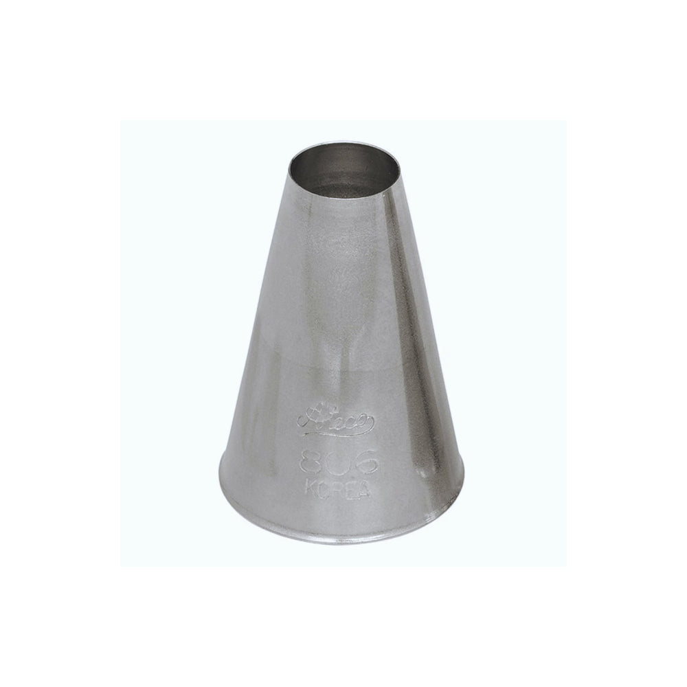 Ateco Stainless Steel Plain Icing Decorating Tip - Large Size