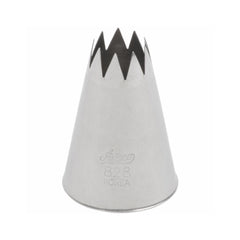 Ateco Stainless Steel Open Star Icing Decorating Tip - Large Size - 828