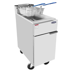 Atosa ATFS-40ES 40 Lbs. Gas Heavy Duty Commercial Deep Fryer