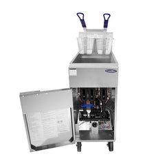 Atosa ATFS-40ES 40 Lbs. Gas Heavy Duty Commercial Deep Fryer