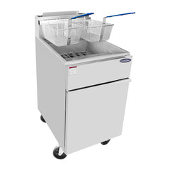 Atosa ATFS-75ES 75 Lbs. Gas Heavy Duty Commercial Deep Fryer