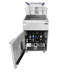 Atosa ATFS-75ES 75 Lbs. Gas Heavy Duty Commercial Deep Fryer