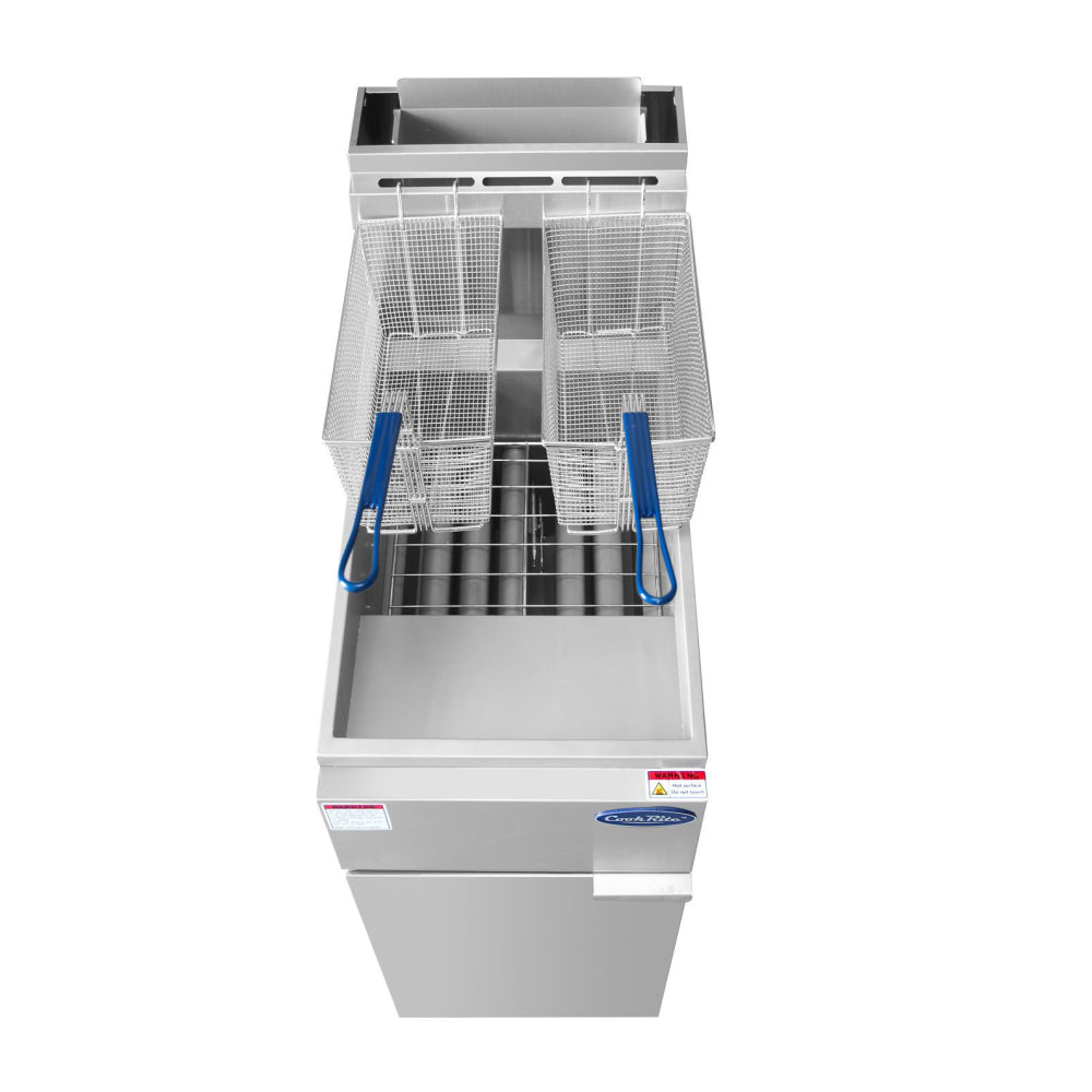 Atosa ATFS-50ES 50 Lbs. Gas Heavy Duty Commercial Deep Fryer