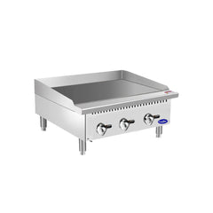 Atosa ATMG-36 36" Heavy-Duty Gas Griddle with Manual Control - 90,000 BTU