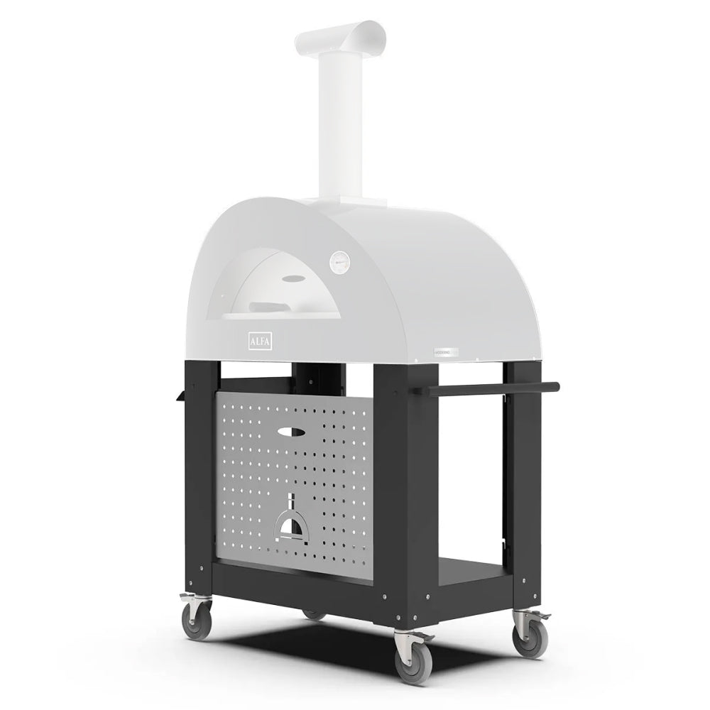 Alfa Moderno / Classico 2 Pizze Black Oven Base - BF-2P-NEGO