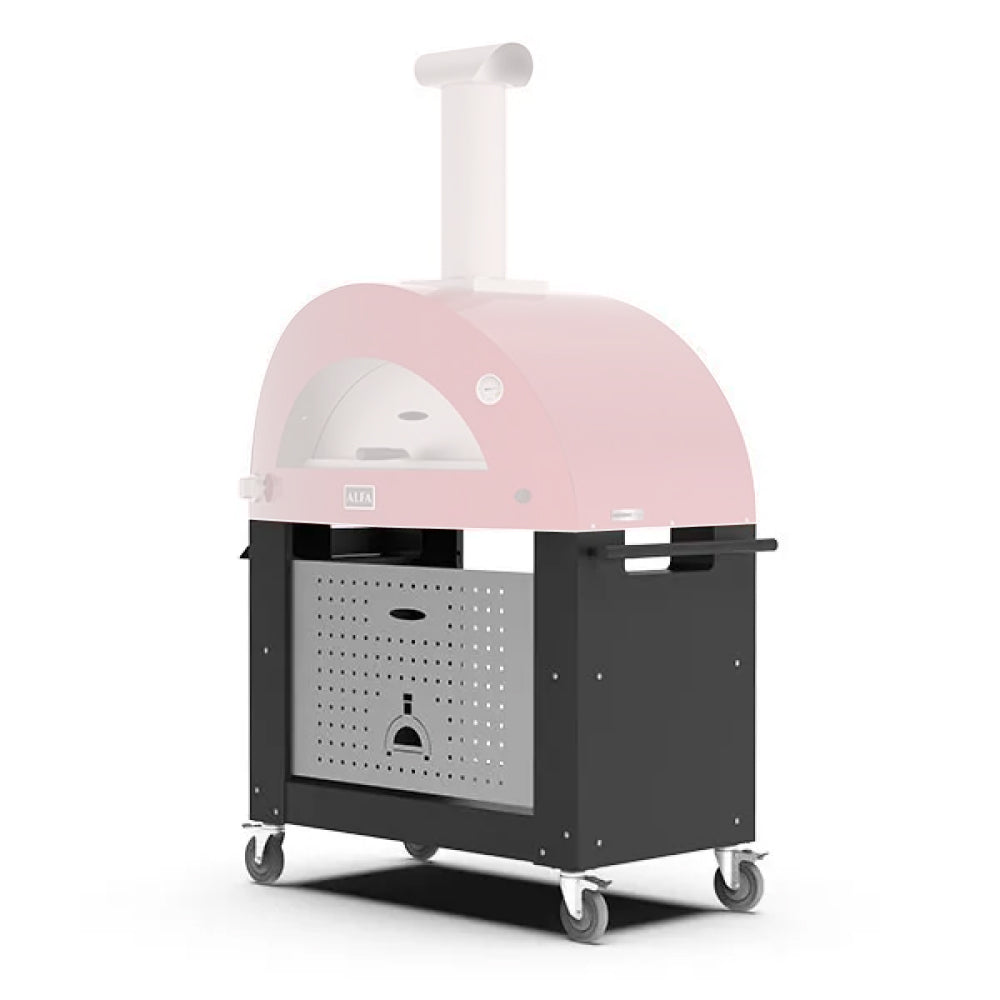 Alfa Moderno / Classico 4 Pizze Black Oven Base - BF-4P-NEGO