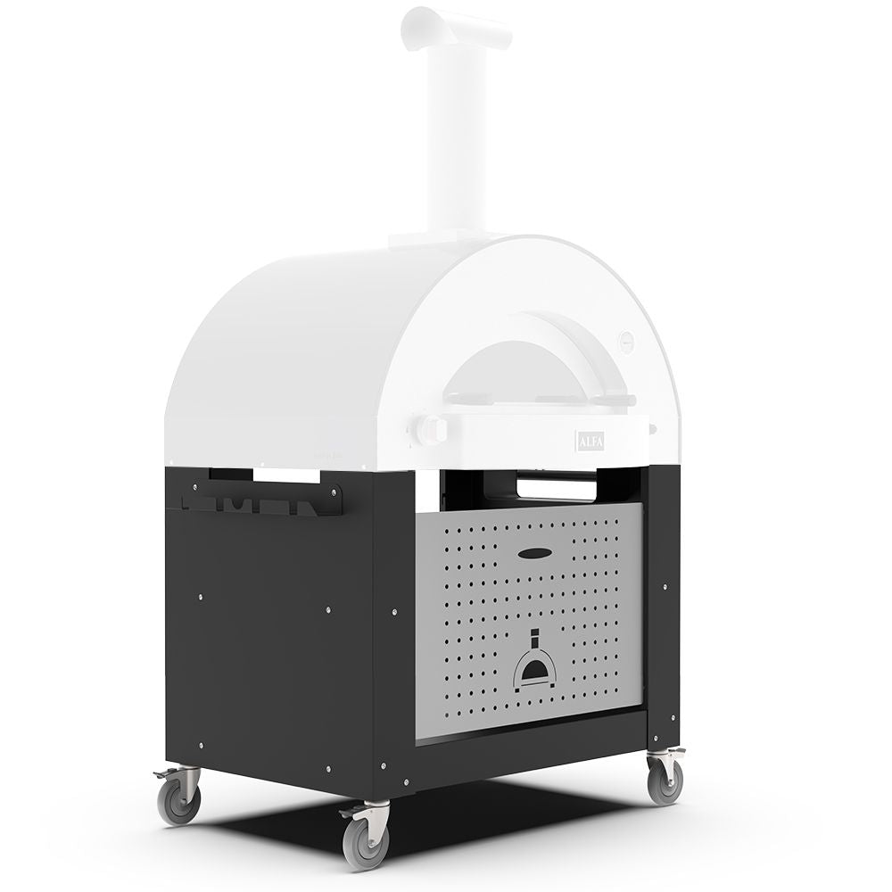 Alfa 4 Pizze Black Pizza Oven Base Only - BF-4P-NER