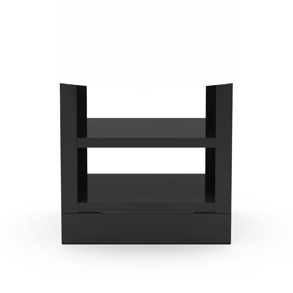 Alfa Quick 2 Pizze Black Oven Base - BPQ2PNER