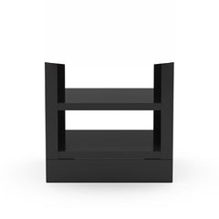 Alfa Quick 2 Pizze Black Oven Base - BPQ2PNER