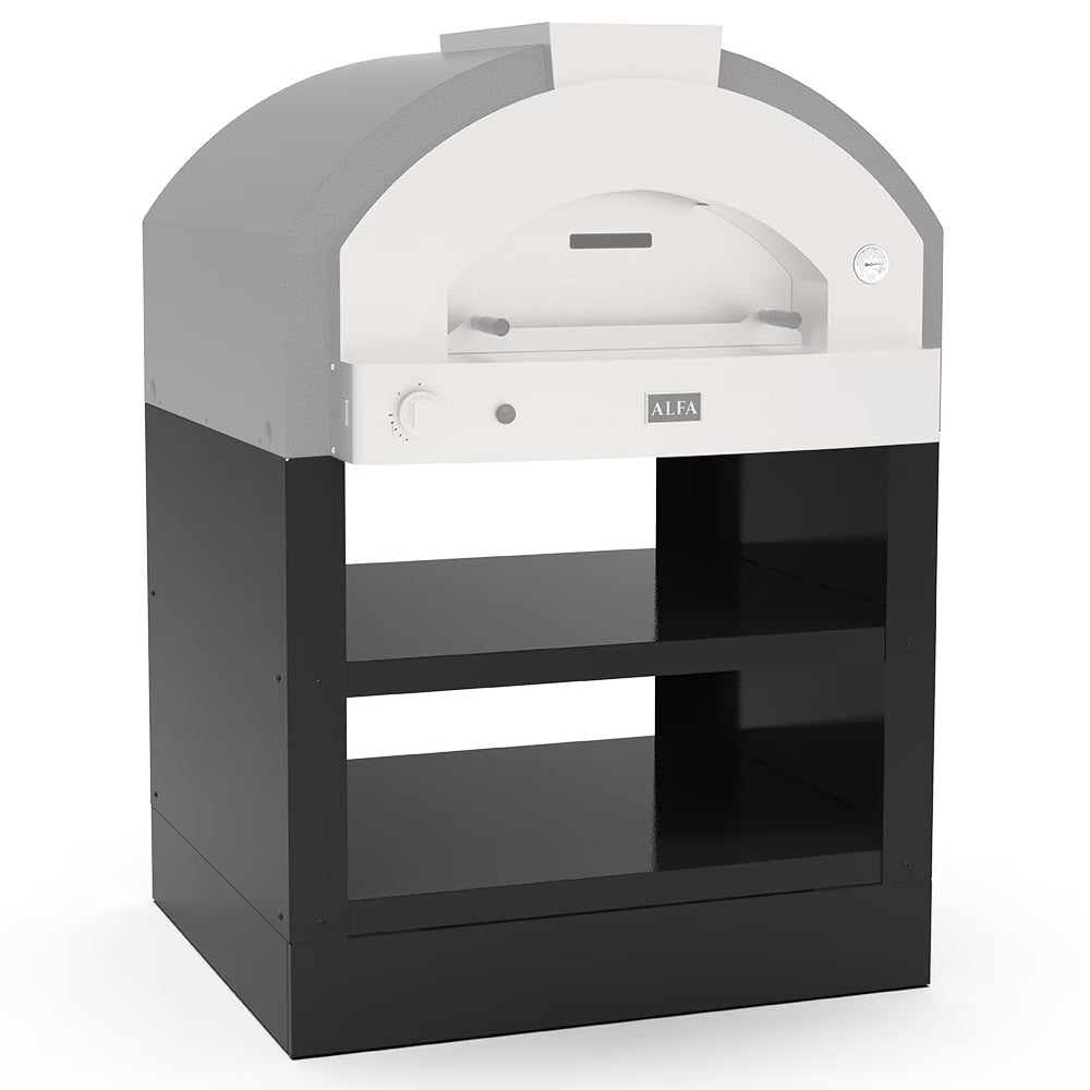 Alfa Quick 4 Pizze Black Oven Base - BPQ4PNER