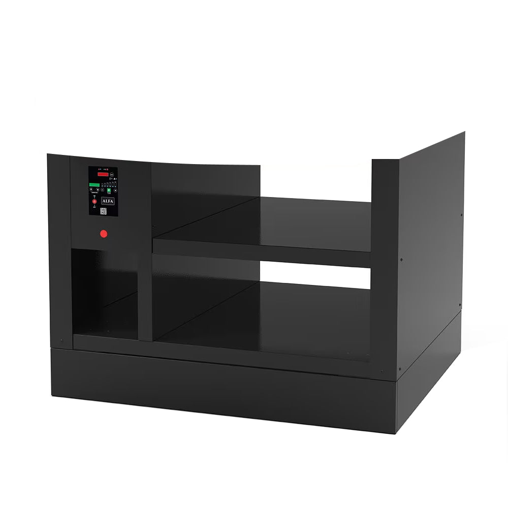 Alfa Quick 6 Pizze Black Oven Base - BPQ6PLNERR