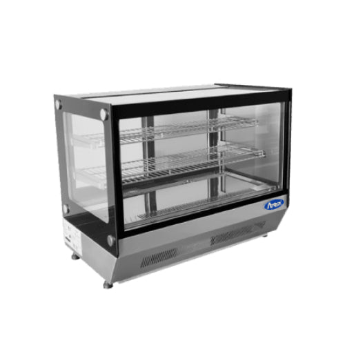 Atosa 27.6" CRDS-42 Full Service Countertop Refrigerated Display Case - 4.2 Cu. Ft.