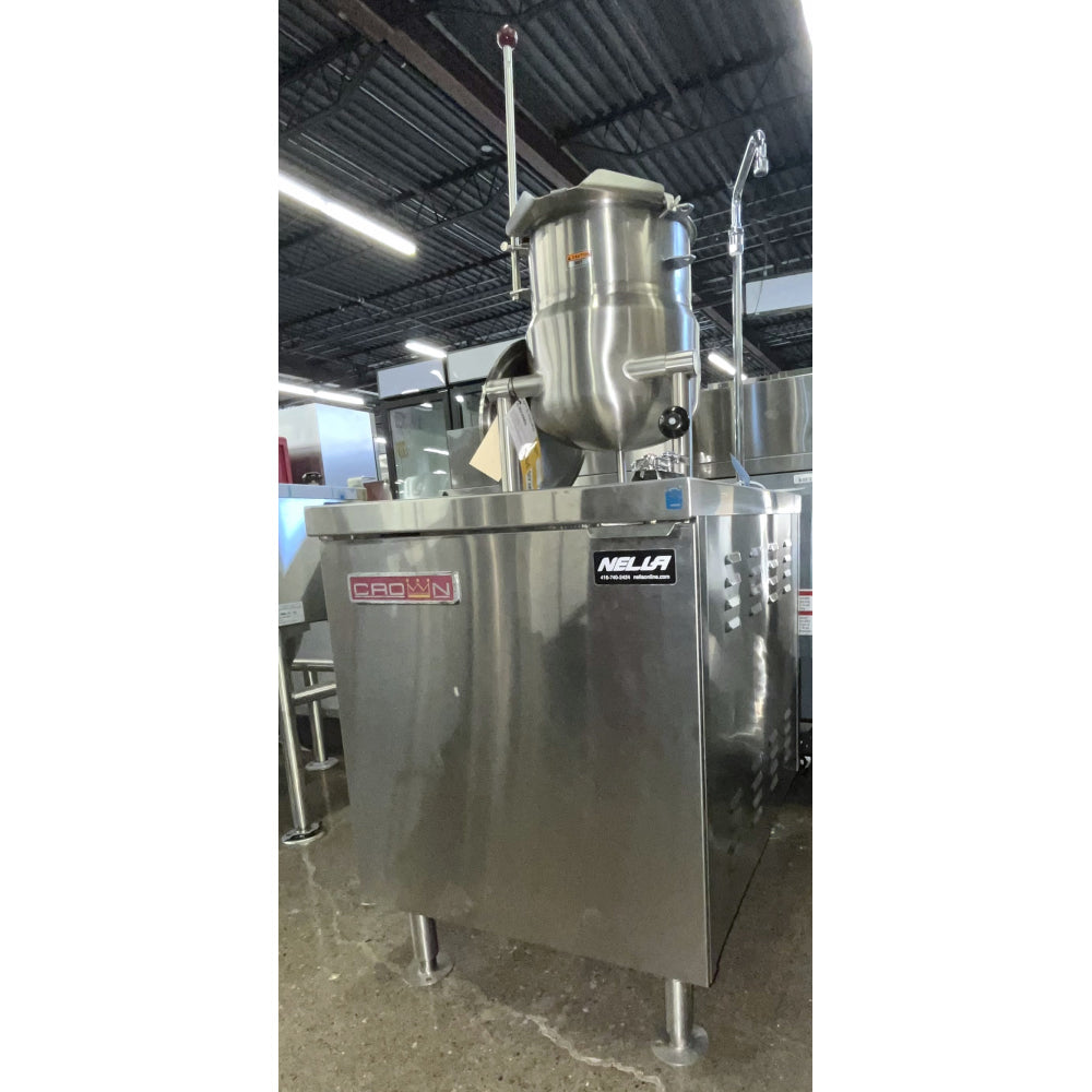 (DEMO) Crown Steam EMT-6 6-Gallon Electric Steam Kettle - 208V / 3Ph