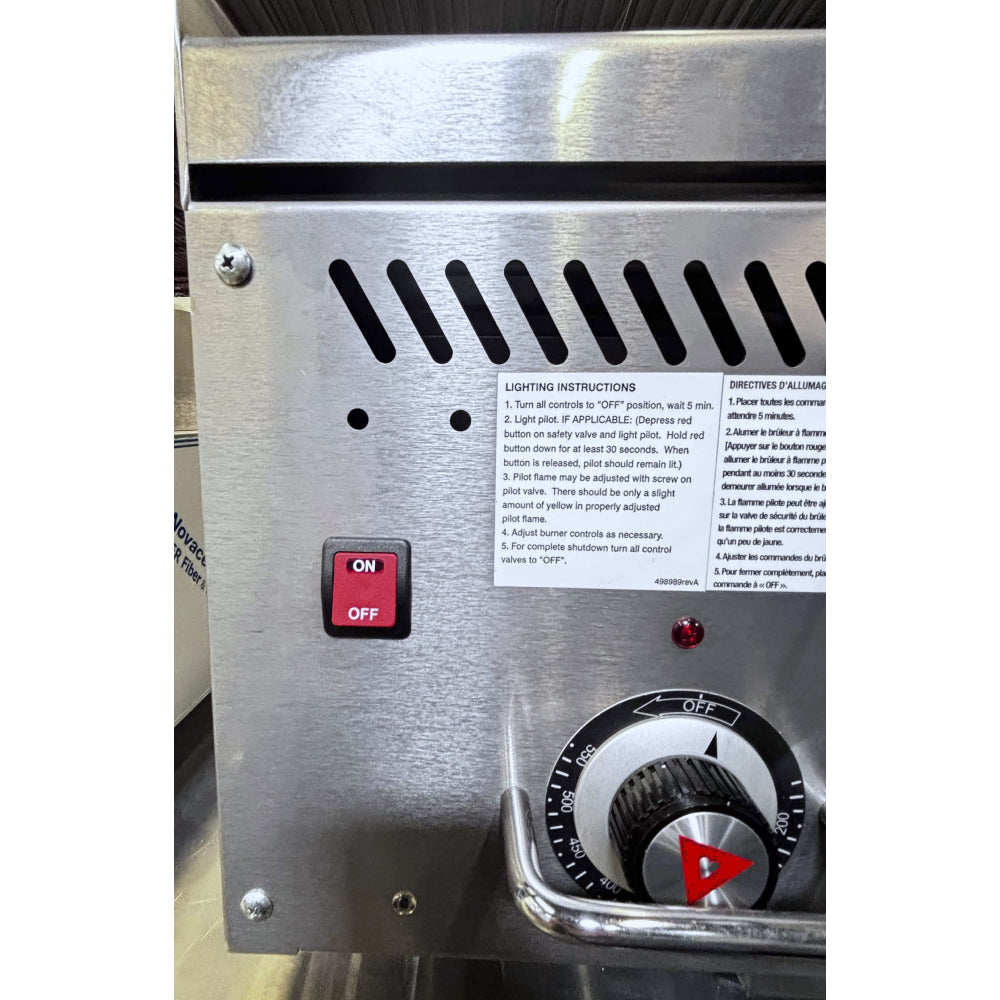 (DEMO) Vulcan VCCG24-AR01 24" Natural Gas Griddle with Atmospheric Burners & Chrome Plate - 60,000 BTU