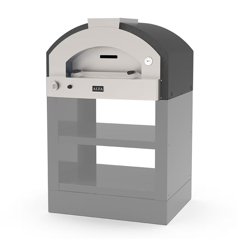 Alfa Quick 2 Pizze Silver Grey Professional Pizza Oven - Q2P