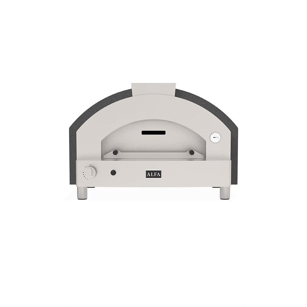 Alfa Quick 2 Pizze Silver Grey Professional Pizza Oven - Q2P